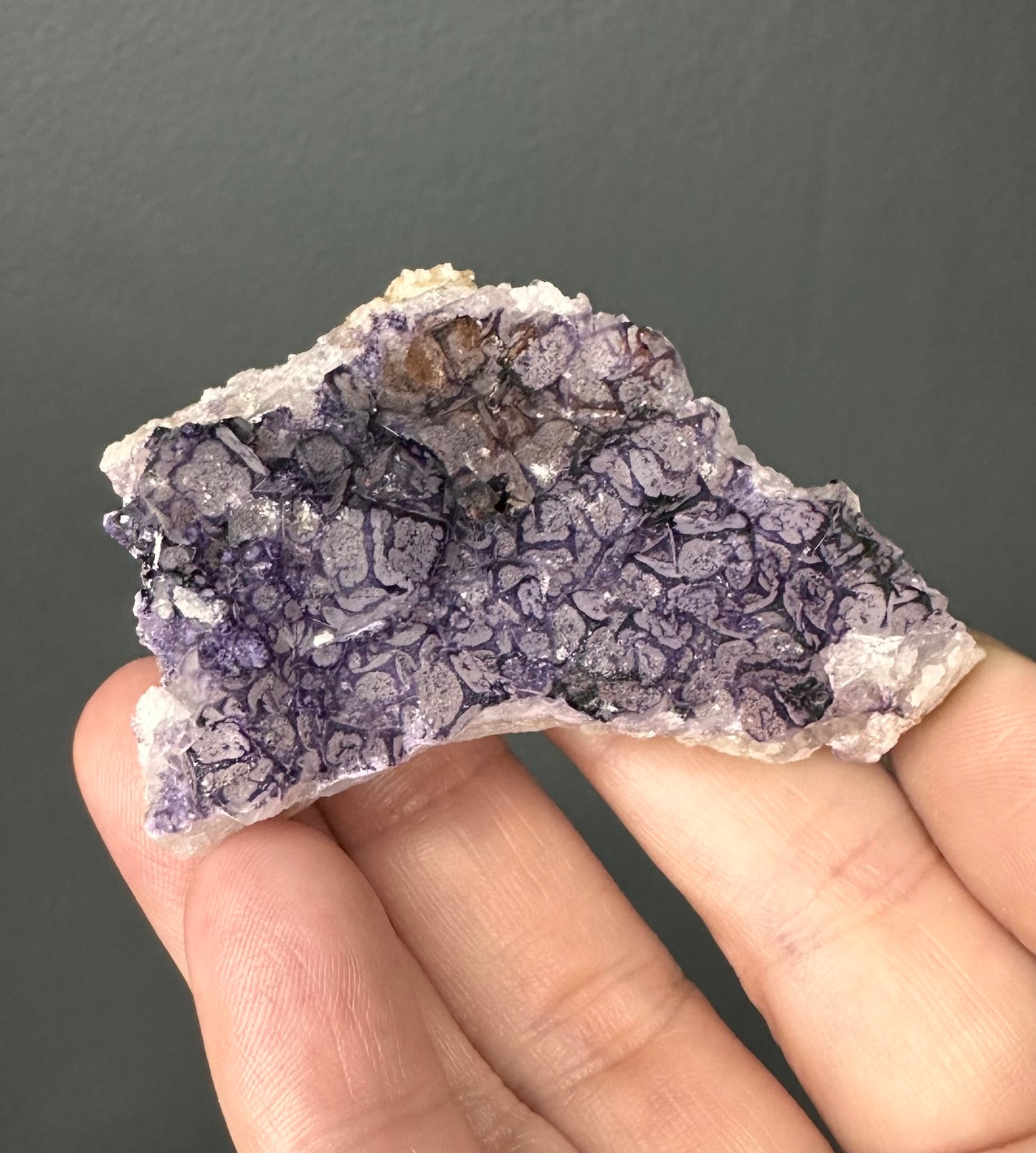 Purple Edged Guizhou Fluorite