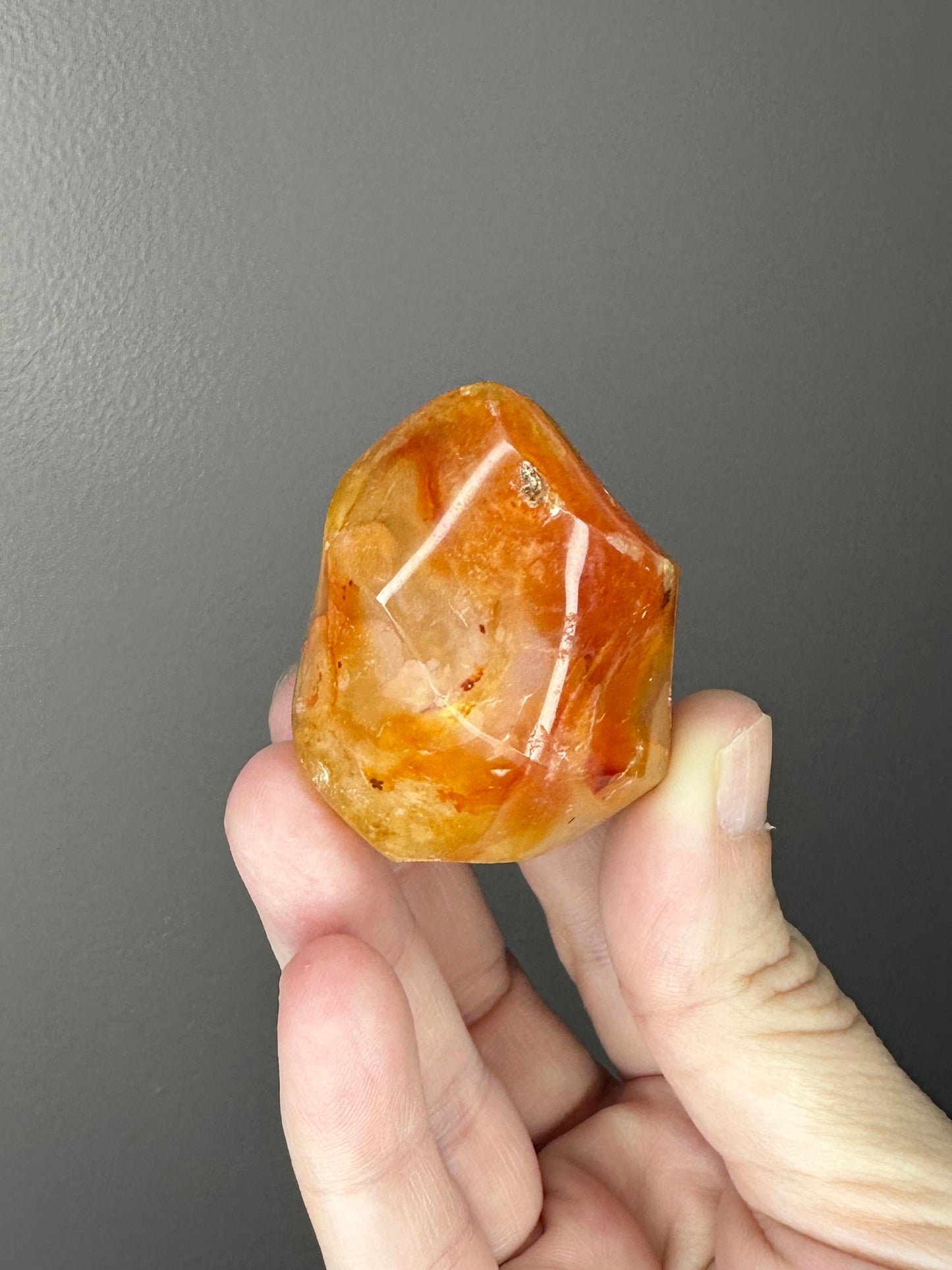 Carnelian Crystal Flame - A