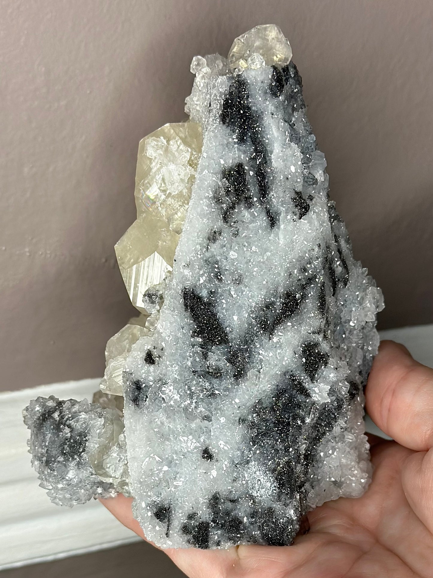 XL Fujian Calcite Uv Reactive Specimen - Rare Find ( UV Reactive )