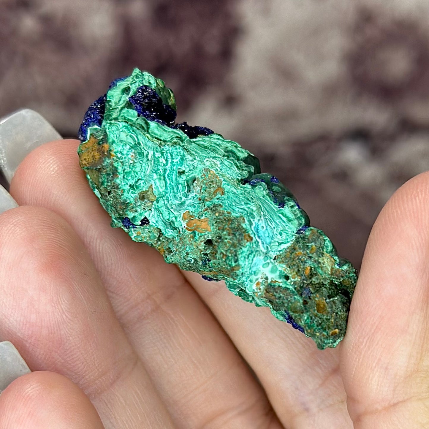 High Quality Azurite on Malachite matrix