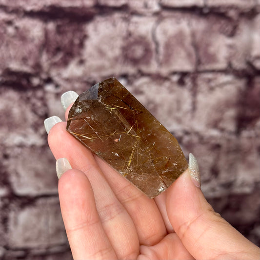 Golden Rutile Smokey Quartz 30