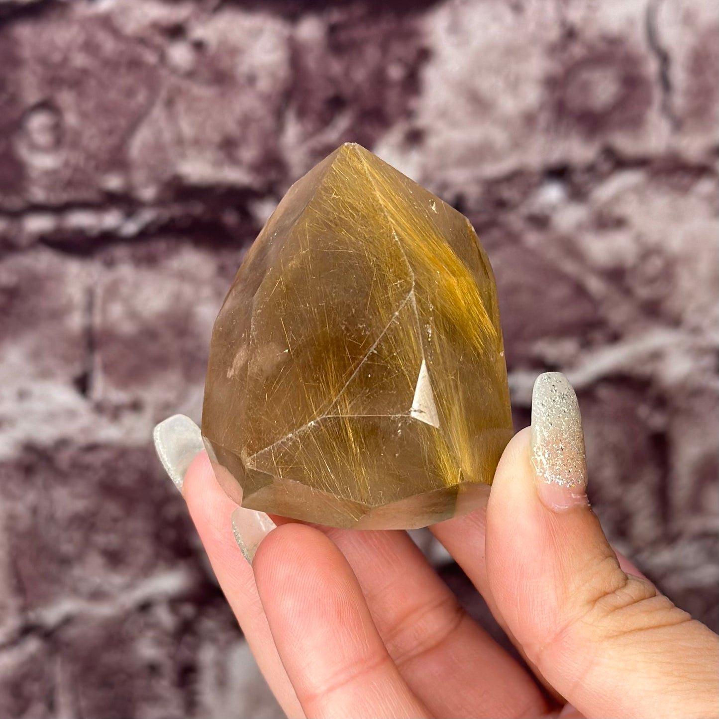 Golden Rutile Smokey Quartz 65