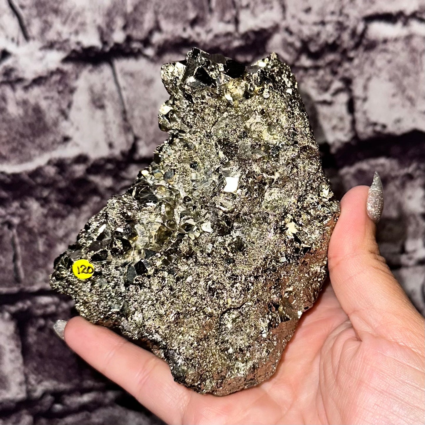 Pyrite Cluster From Peru 120