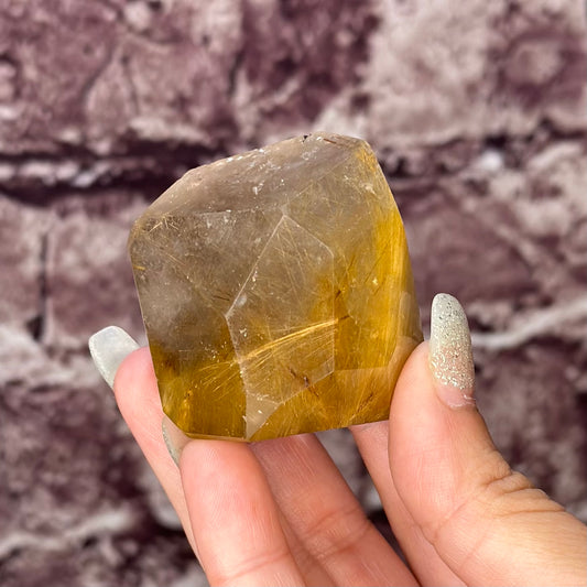 Golden Rutile Smokey Quartz 55