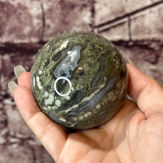 Moss Agate Sphere 72