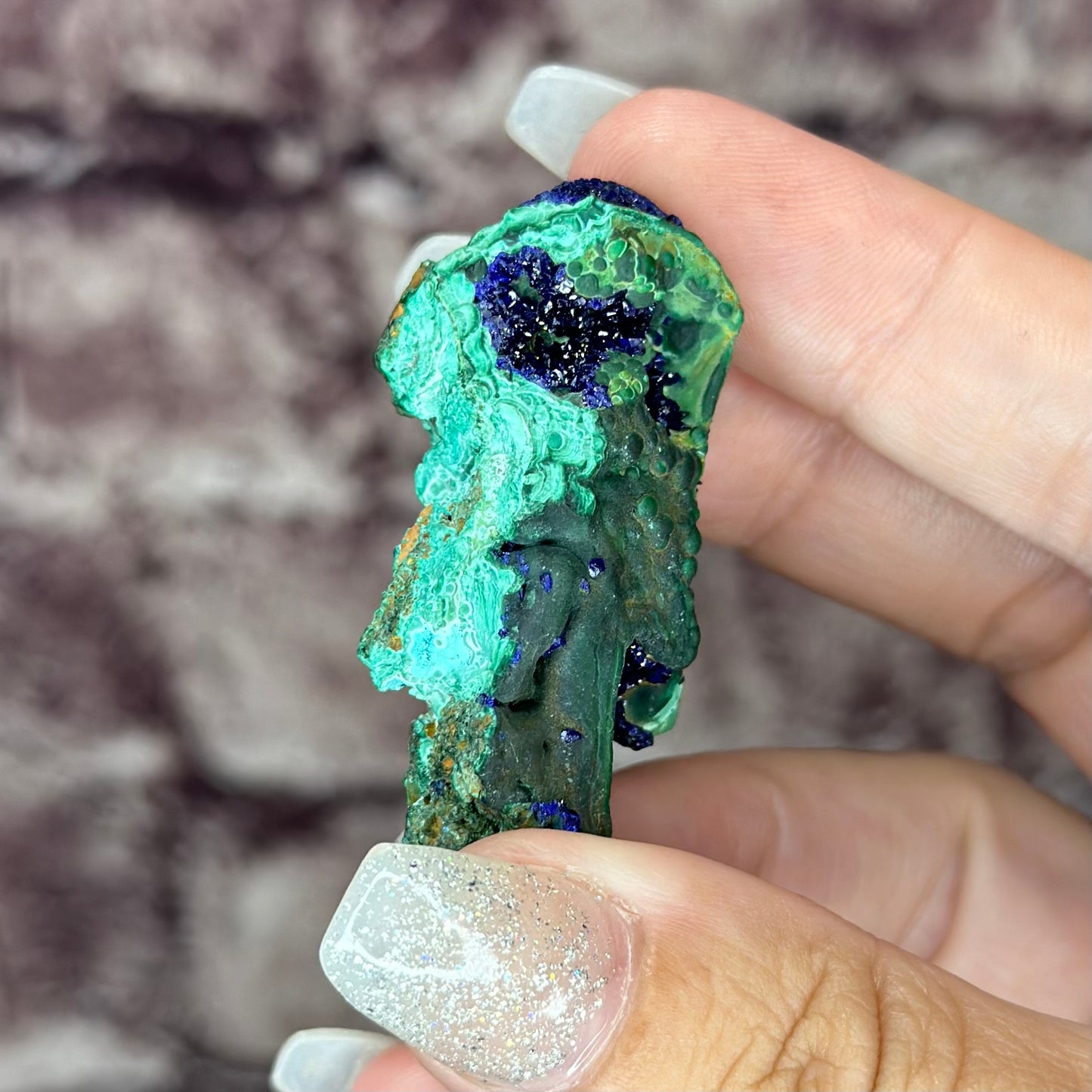 High Quality Azurite on Malachite matrix