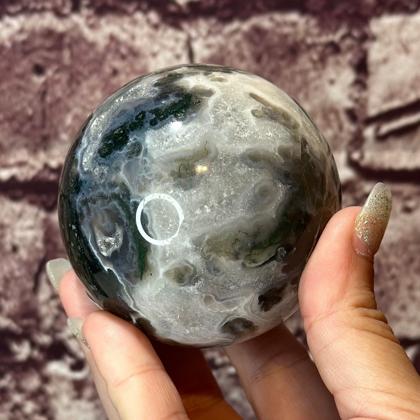 Moss Agate Sphere 68