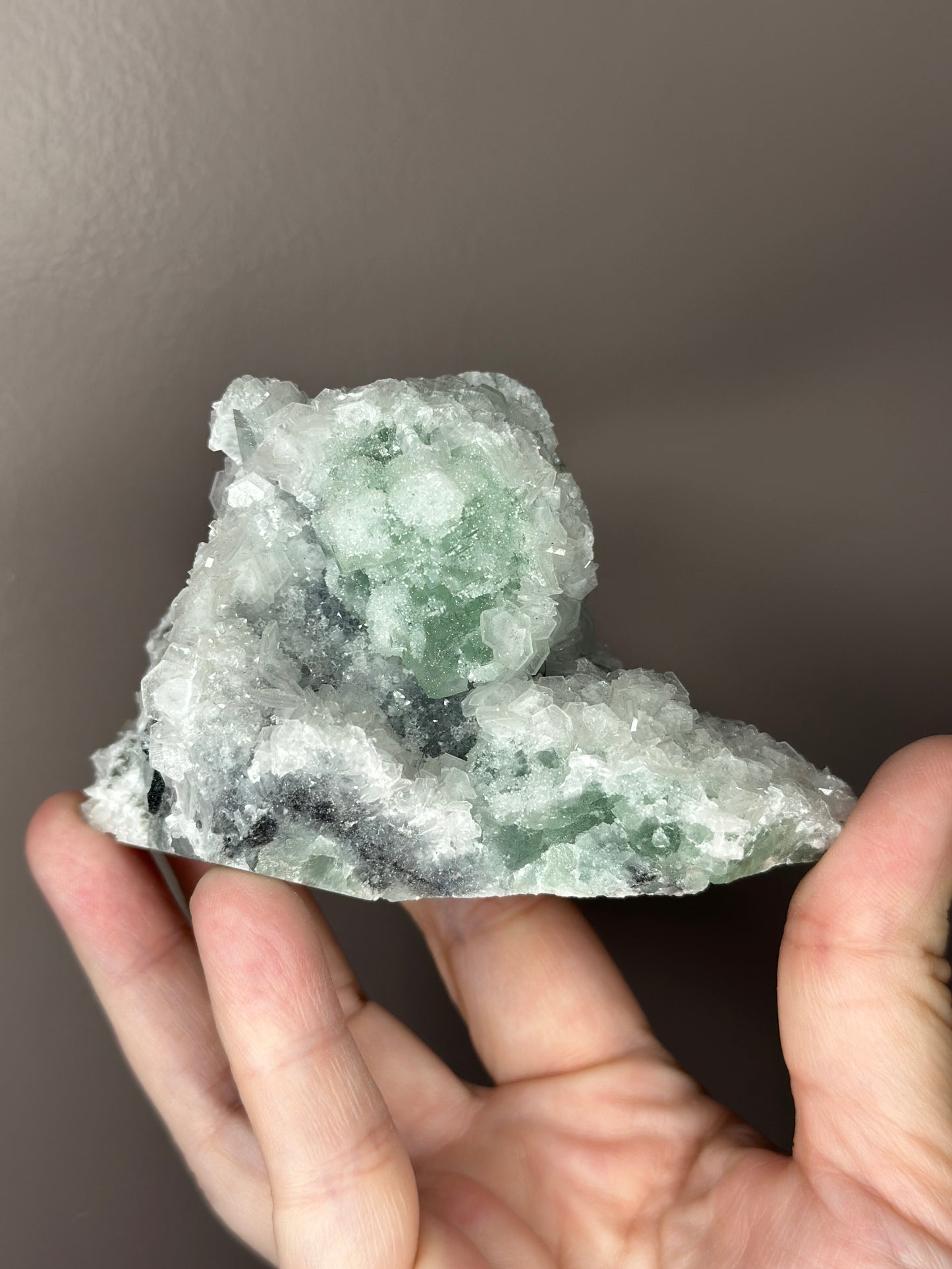 Fujian Fluorite with Hexagonal Bladed Calcite ( UV REACTIVE)