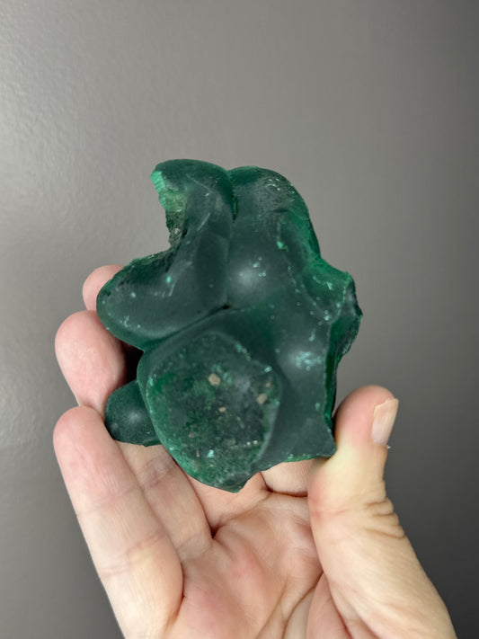 Velvet Botryoidal Malachite with Banding ( A )