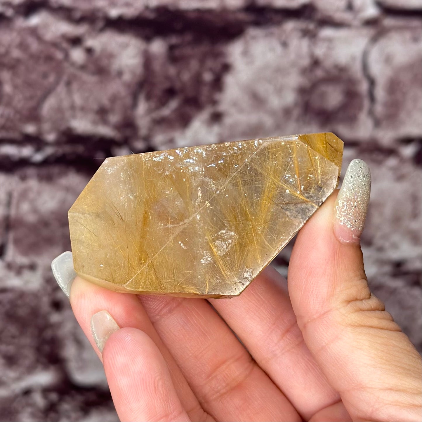 Golden Rutile Smokey Quartz 50