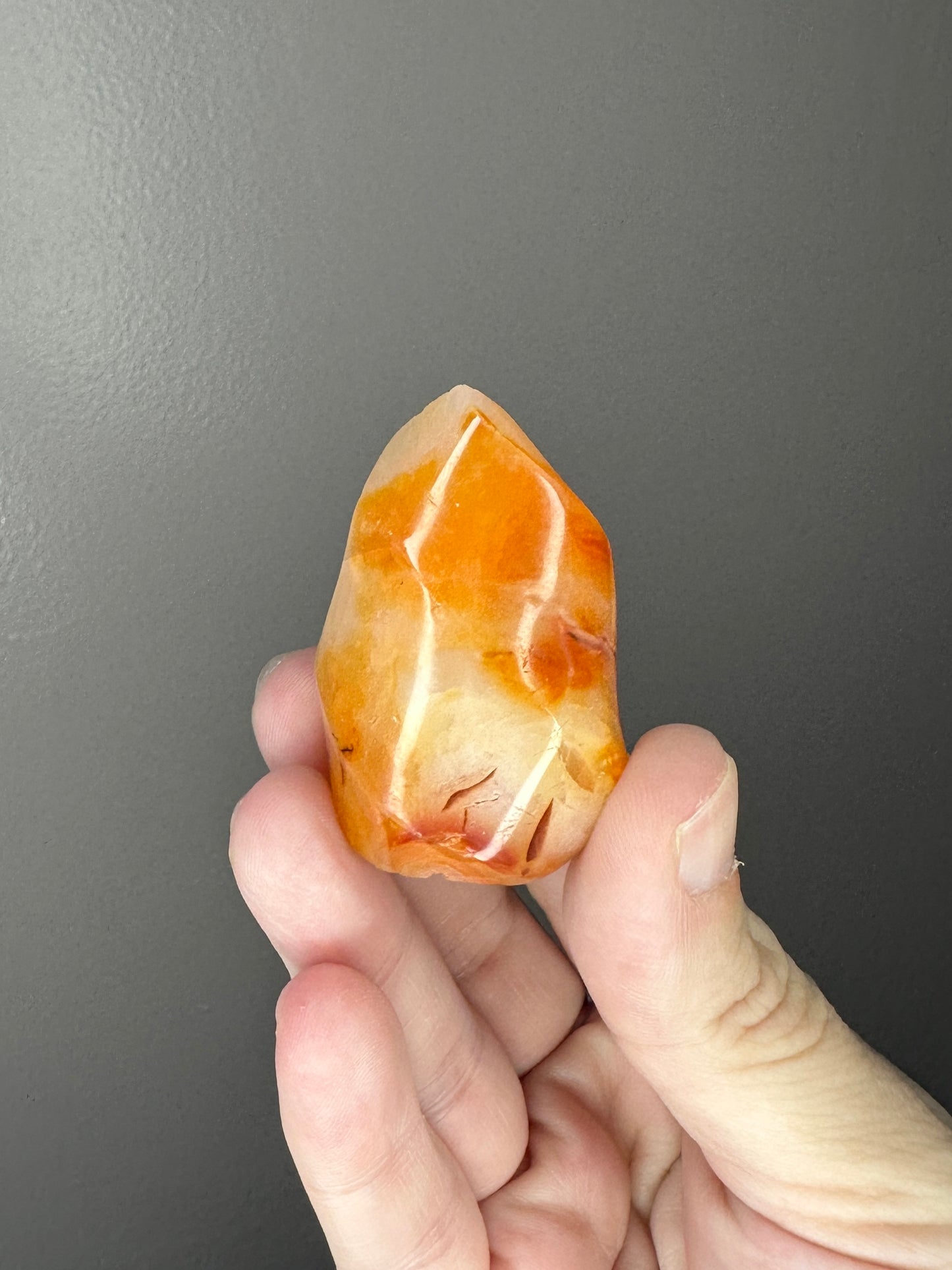 Carnelian Crystal Flame - A