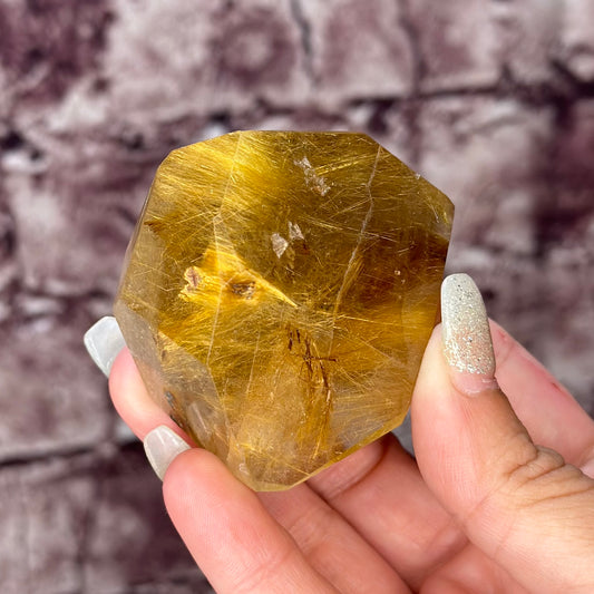 Golden Rutile Smokey Quartz 70